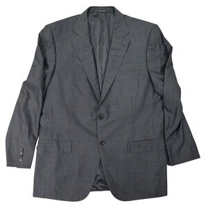 Ermenegildo Zegna Trofeo 600 Blazer 46R US Gray Wool/Silk Blend